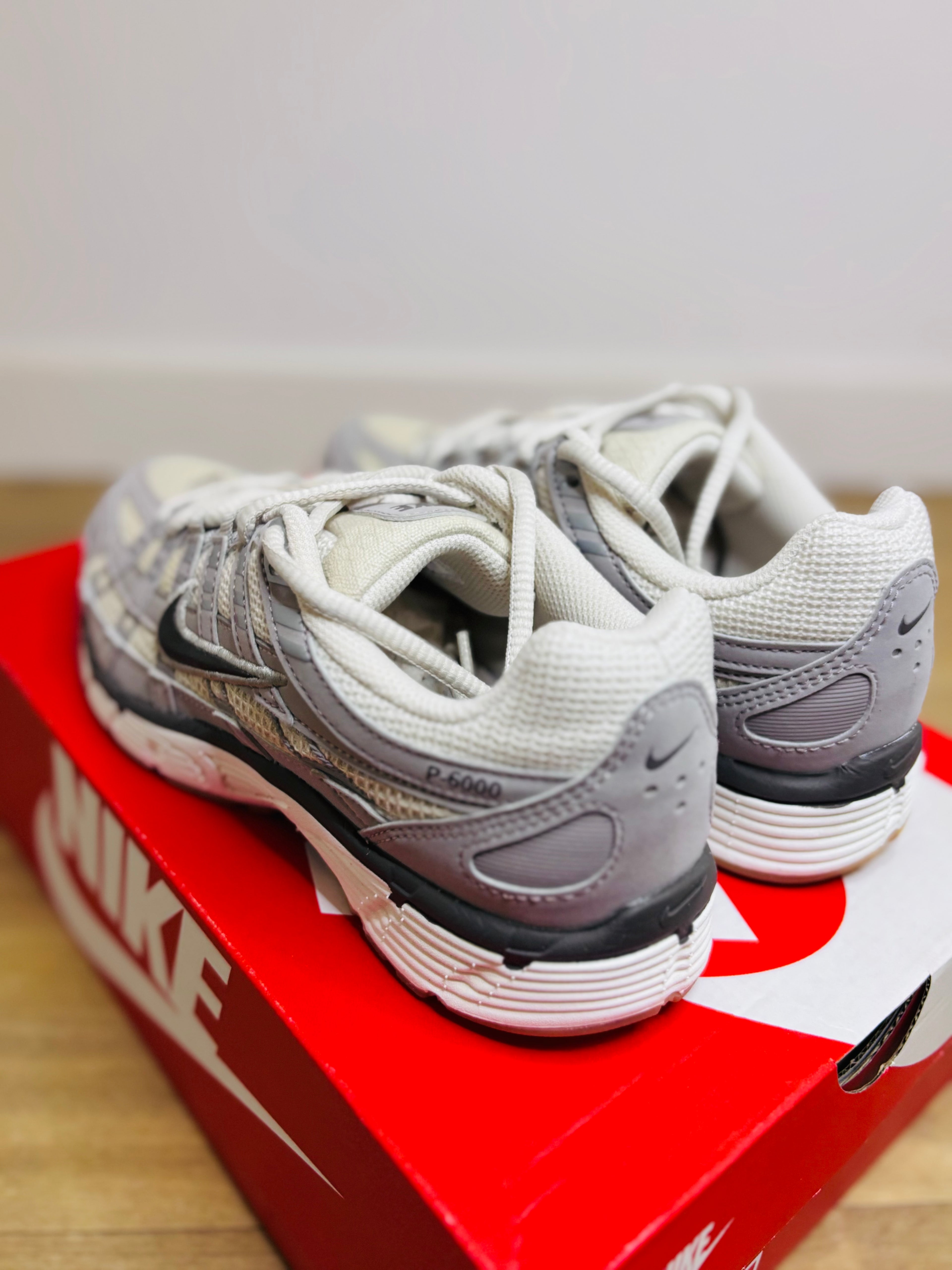 Nike P6000 White College Grey Cave Stone