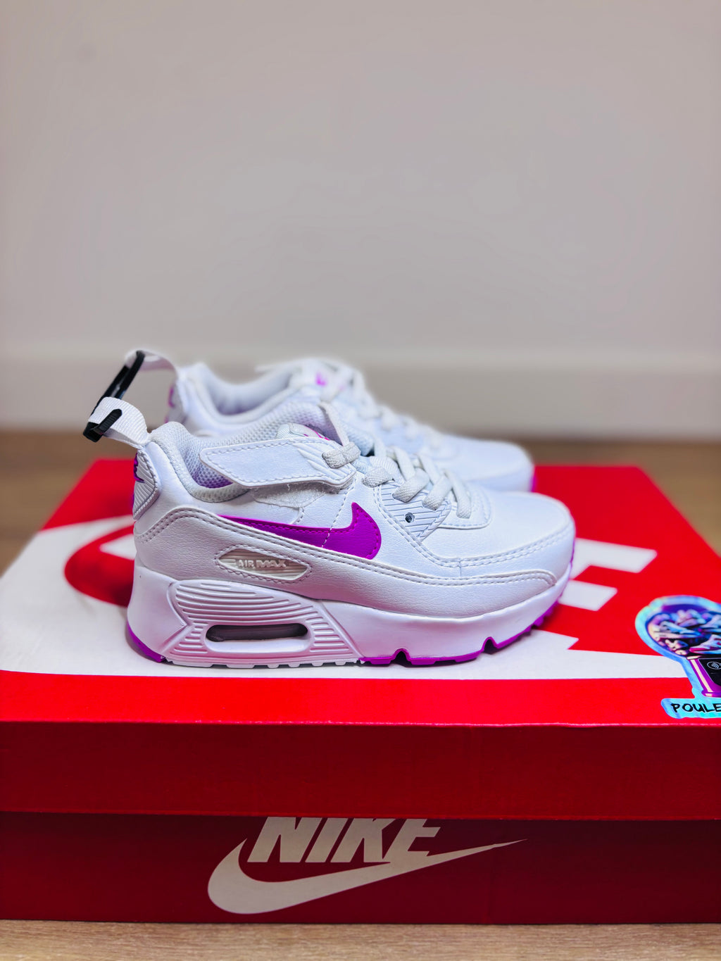 Nike Air Max 90 EasyOn White Pink Fuschia
