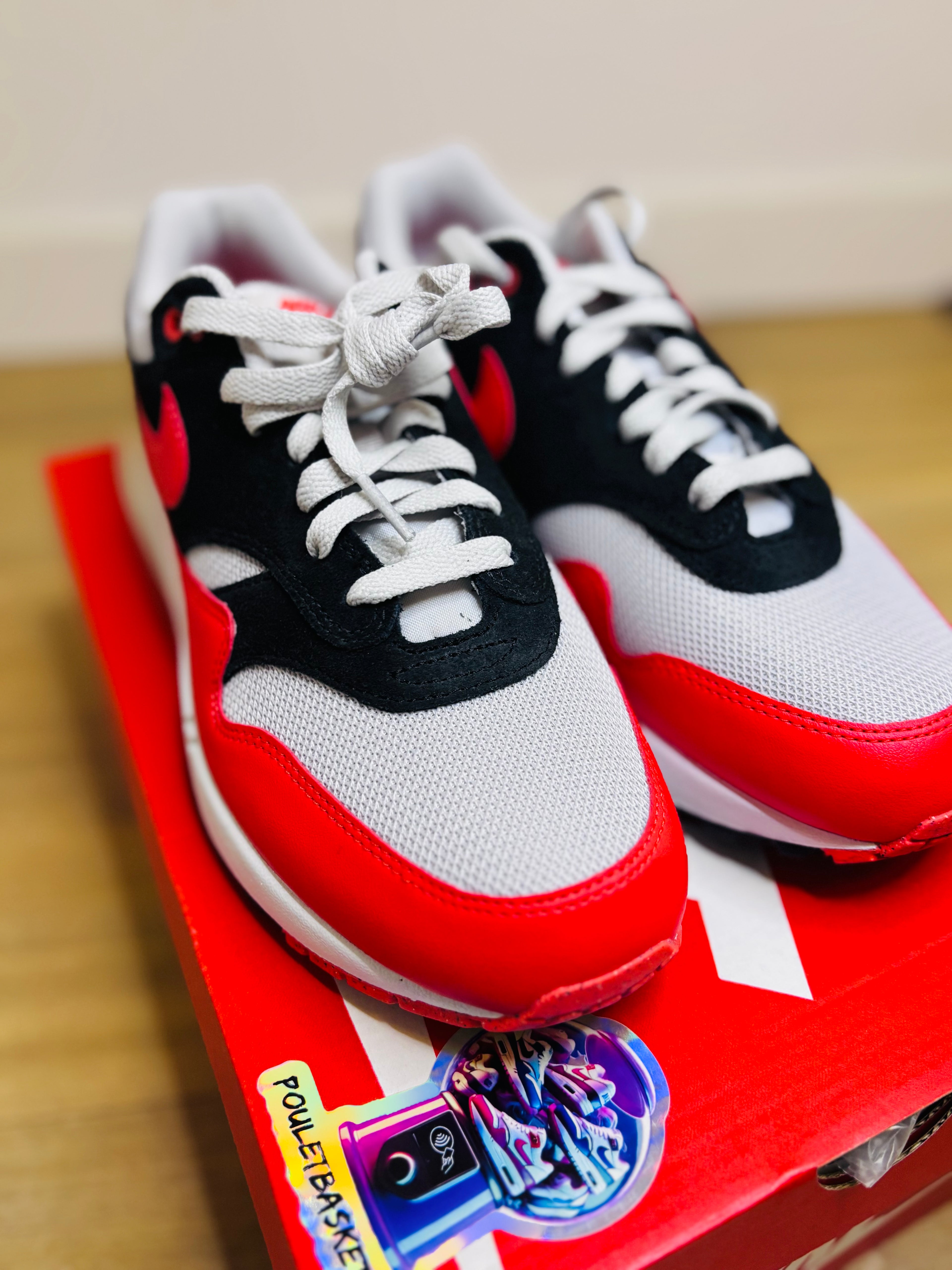 Nike Air Max 1 Essential Crimson Black Red