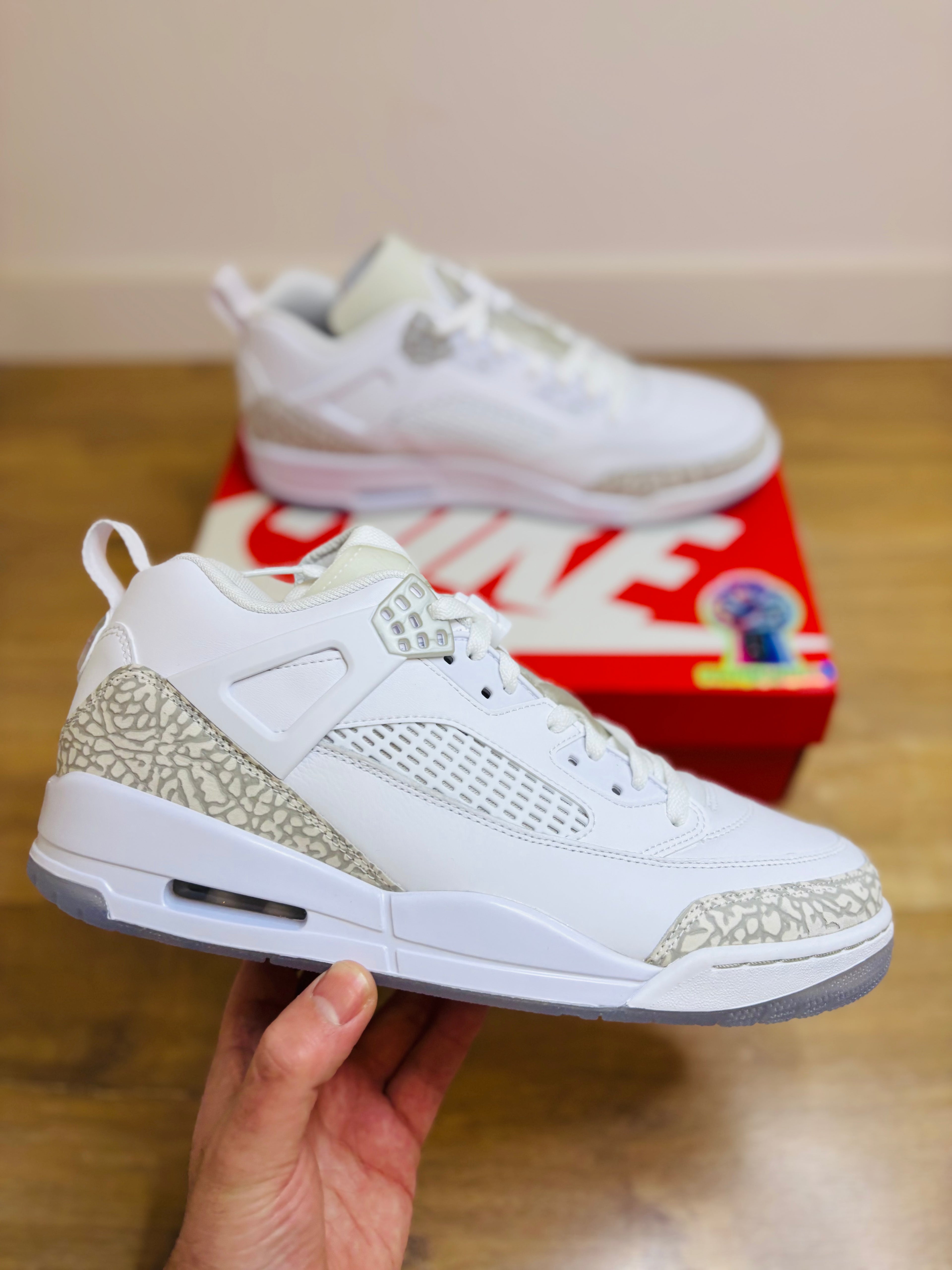 Nike Air Jordan Spizike Low White Neutral Grey