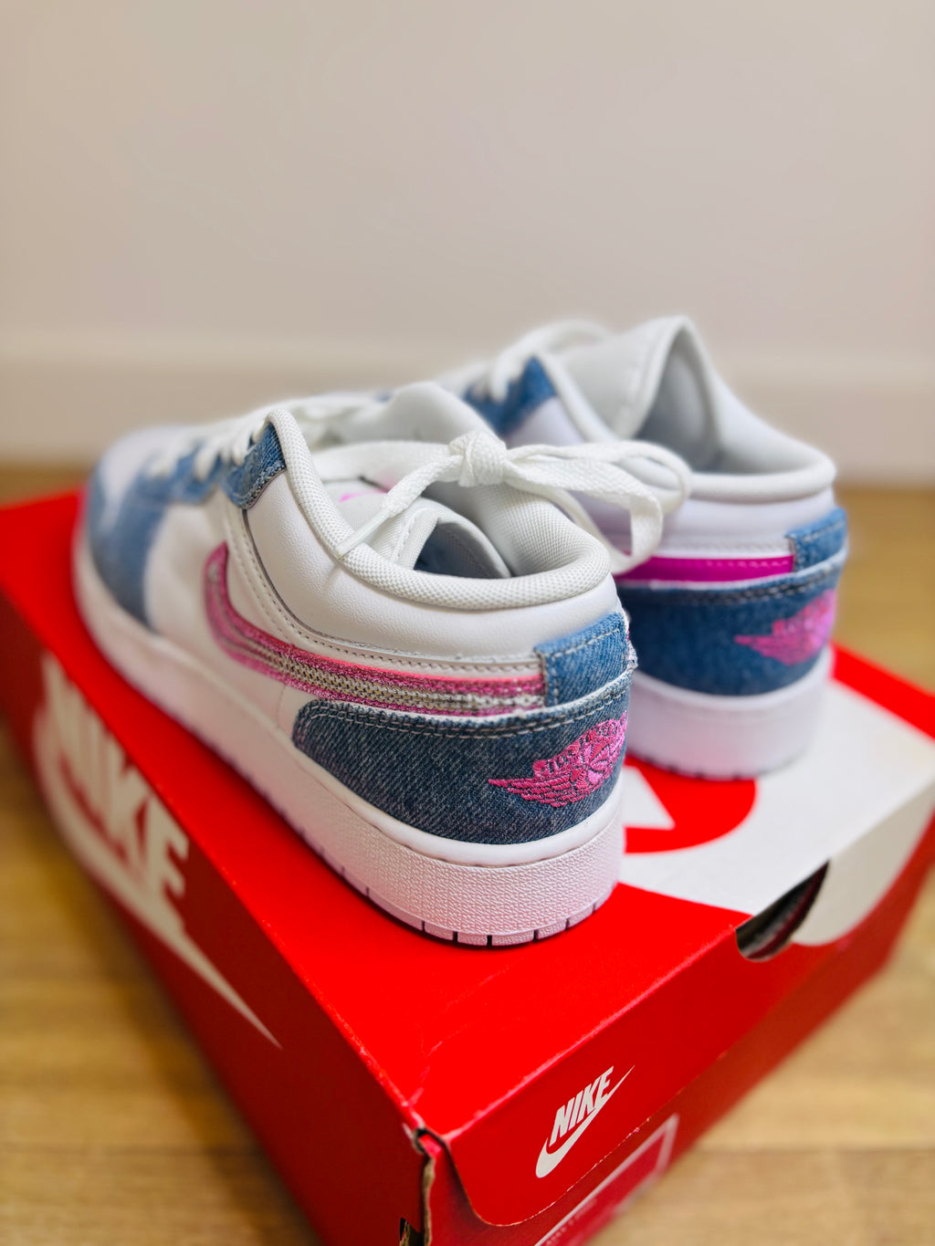 Nike Air Jordan 1 Low Special Edition GS "Denim Sequin