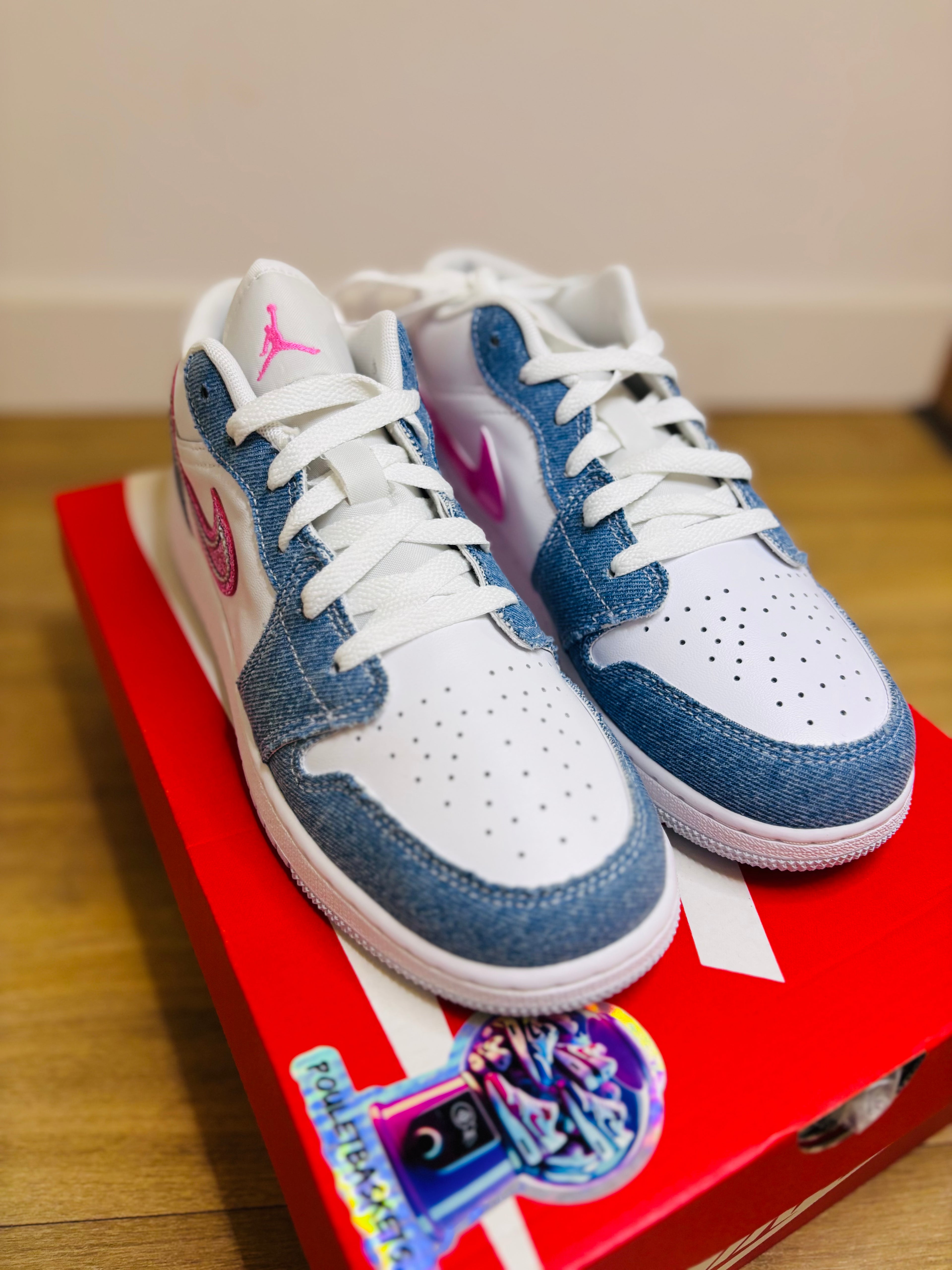 Nike Air Jordan 1 Low Special Edition GS "Denim Sequin