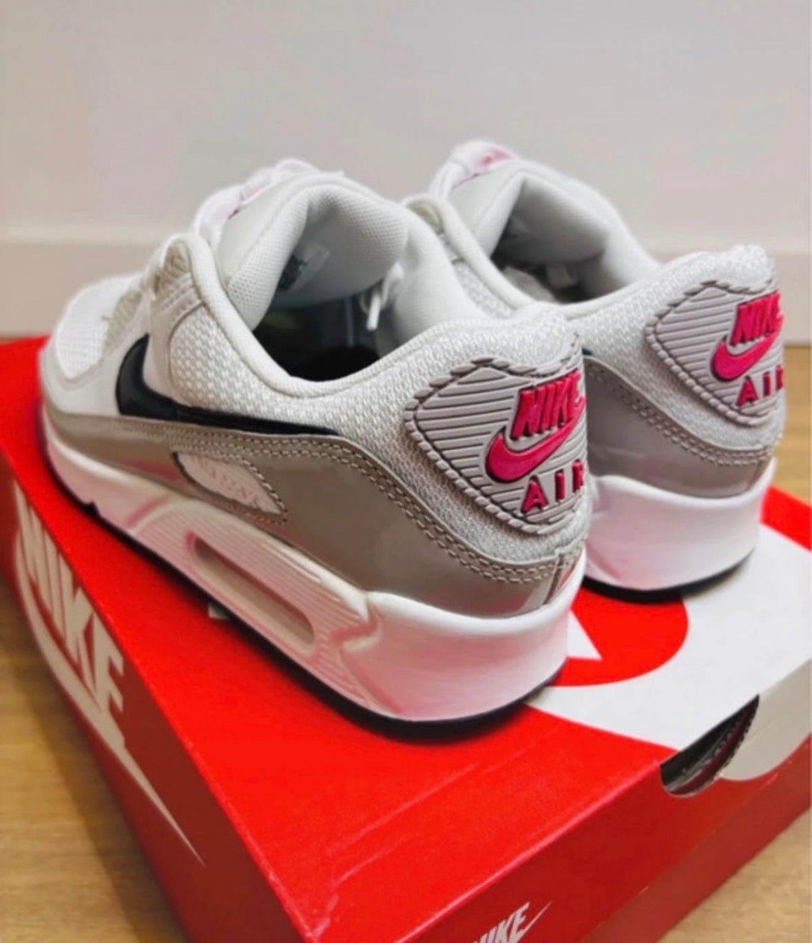 Nike Air Max 90 Black Patent Light Iron