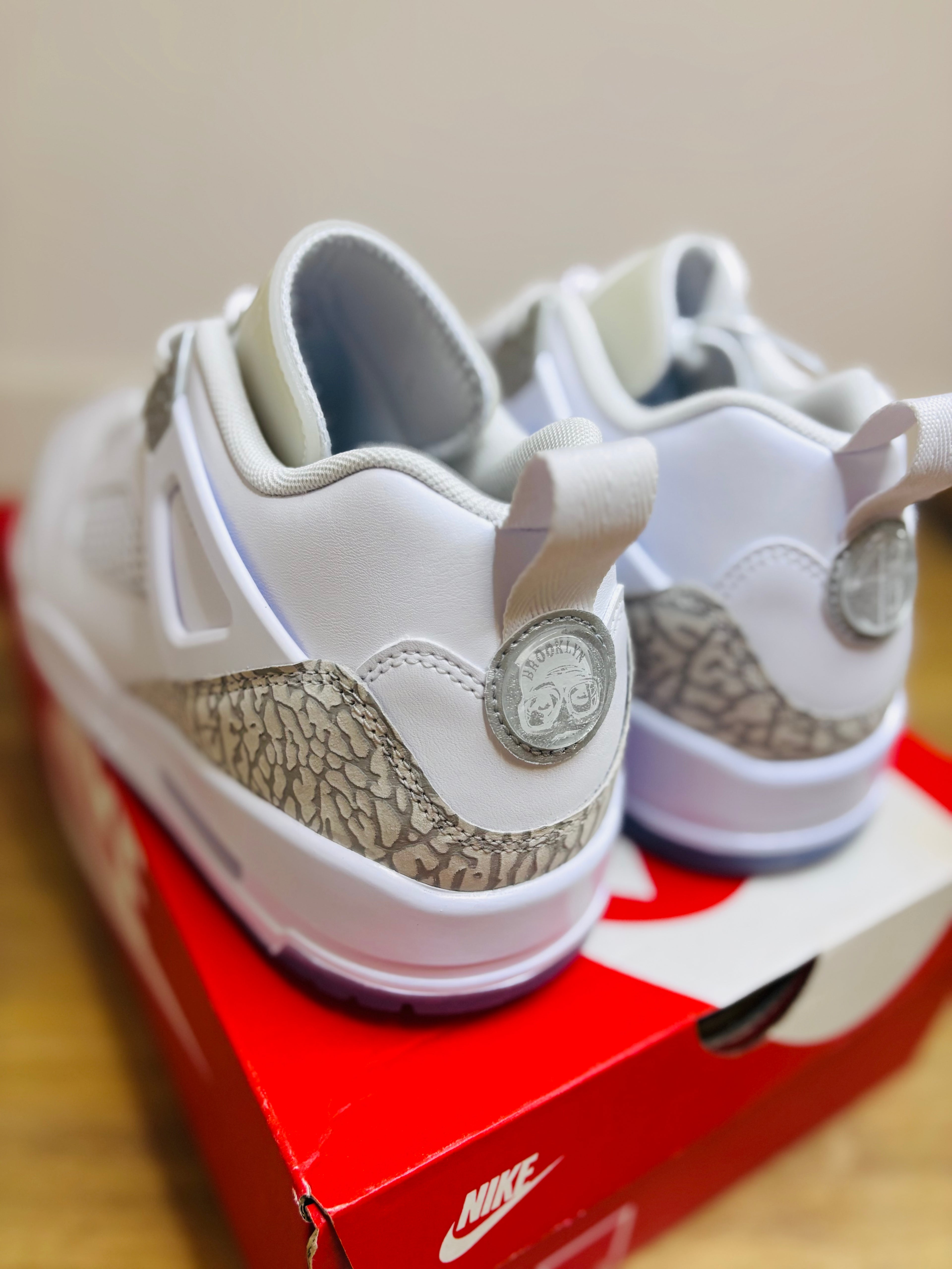 Nike Air Jordan Spizike Low White Neutral Grey