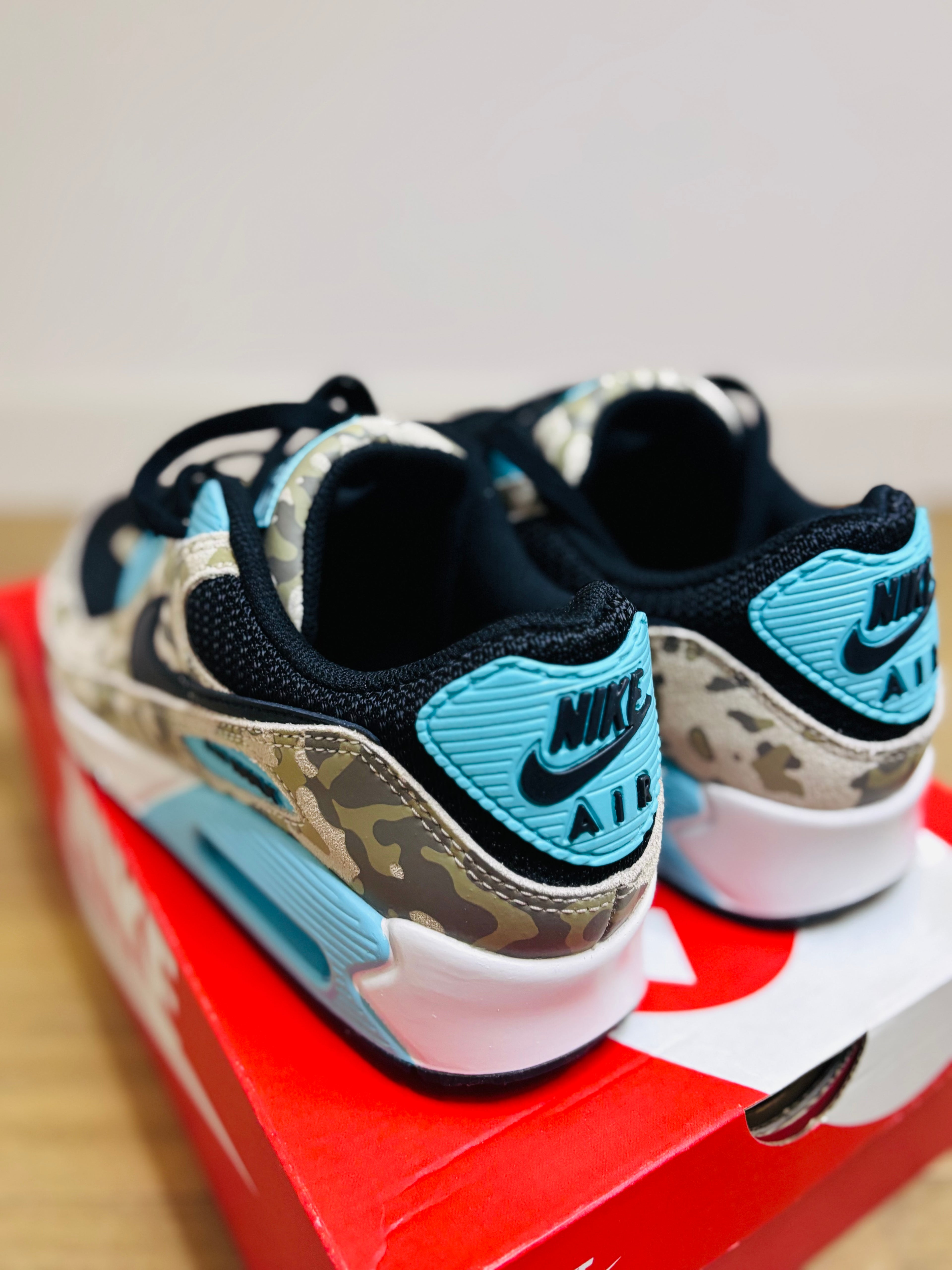 Nike Air Max 90 PRM Blue Camo Aurora Green