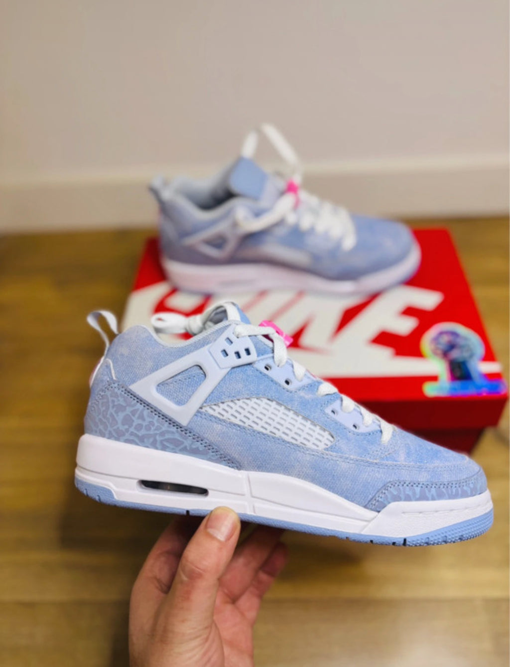 Nike Air Jordan Spizike Low Cobalt Bliss Pink Glow
