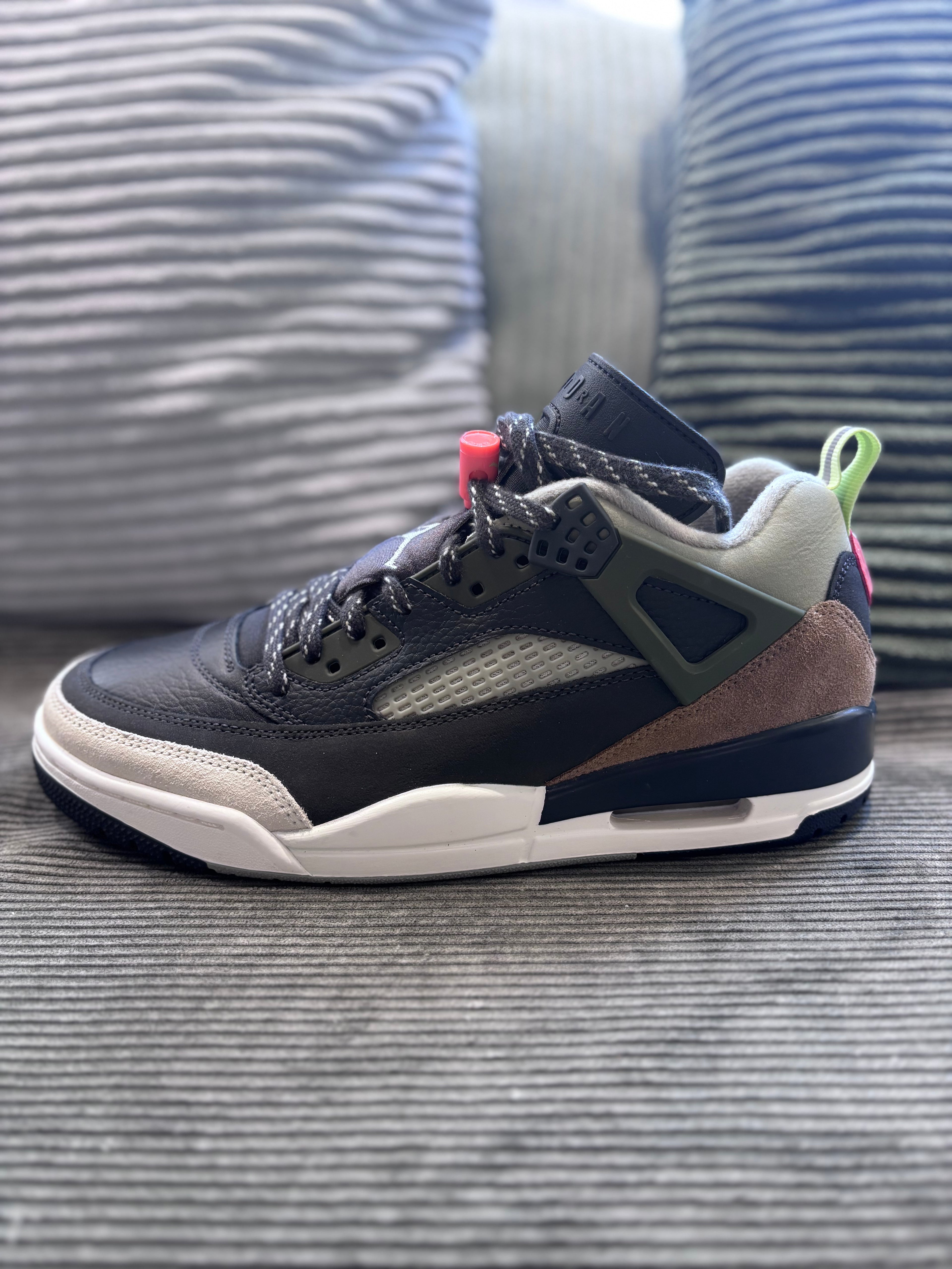 Air Jordan Spizike Cuir Olive Marron