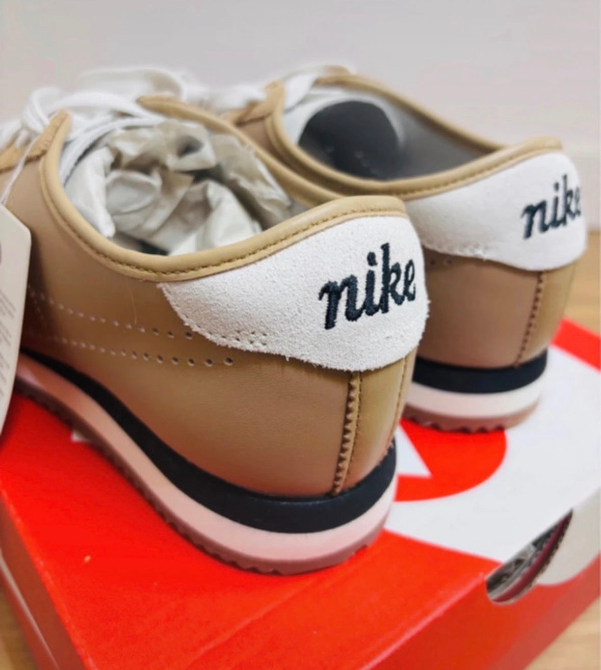 Nike Cortez Perforated Camel