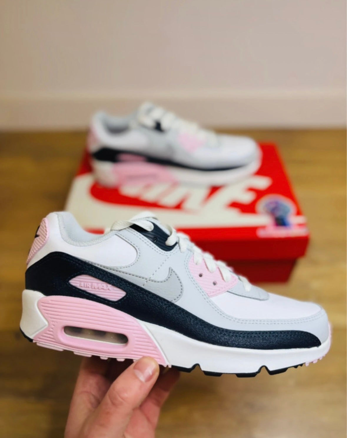 Nike Air Max 90 LTR White Pink Foam