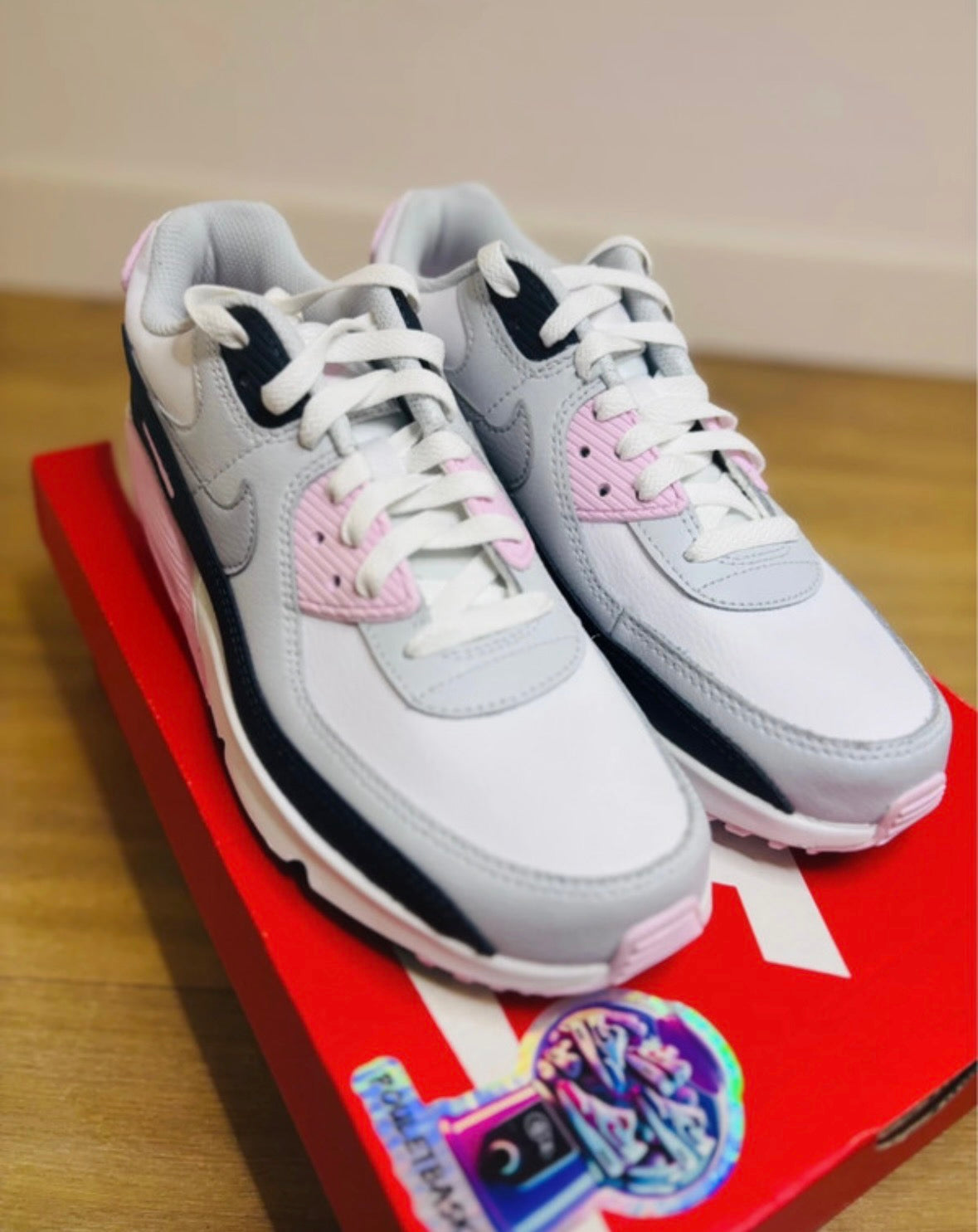 Nike Air Max 90 LTR White Pink Foam