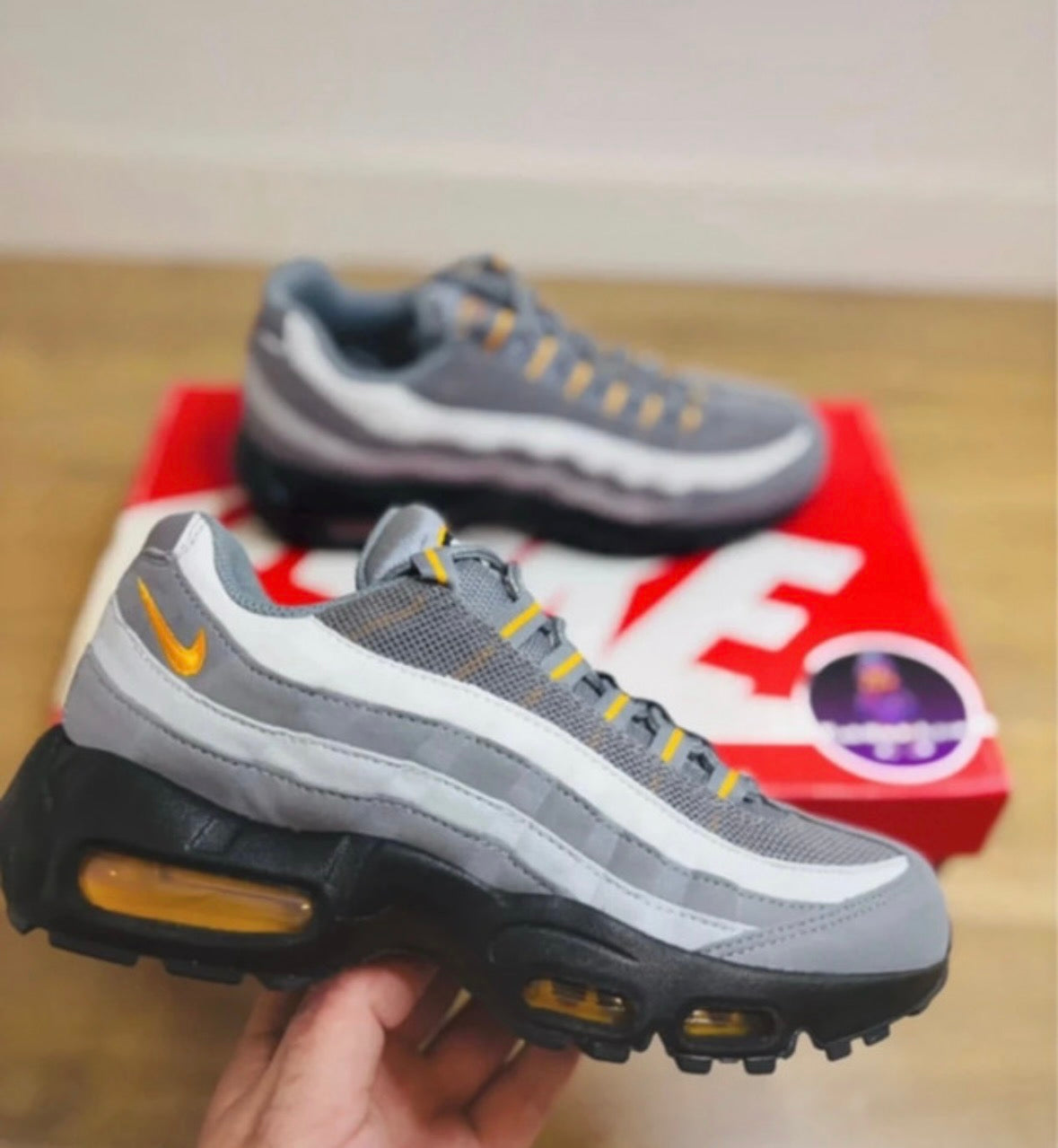 Nike Air Max 95 Grey Orange Black