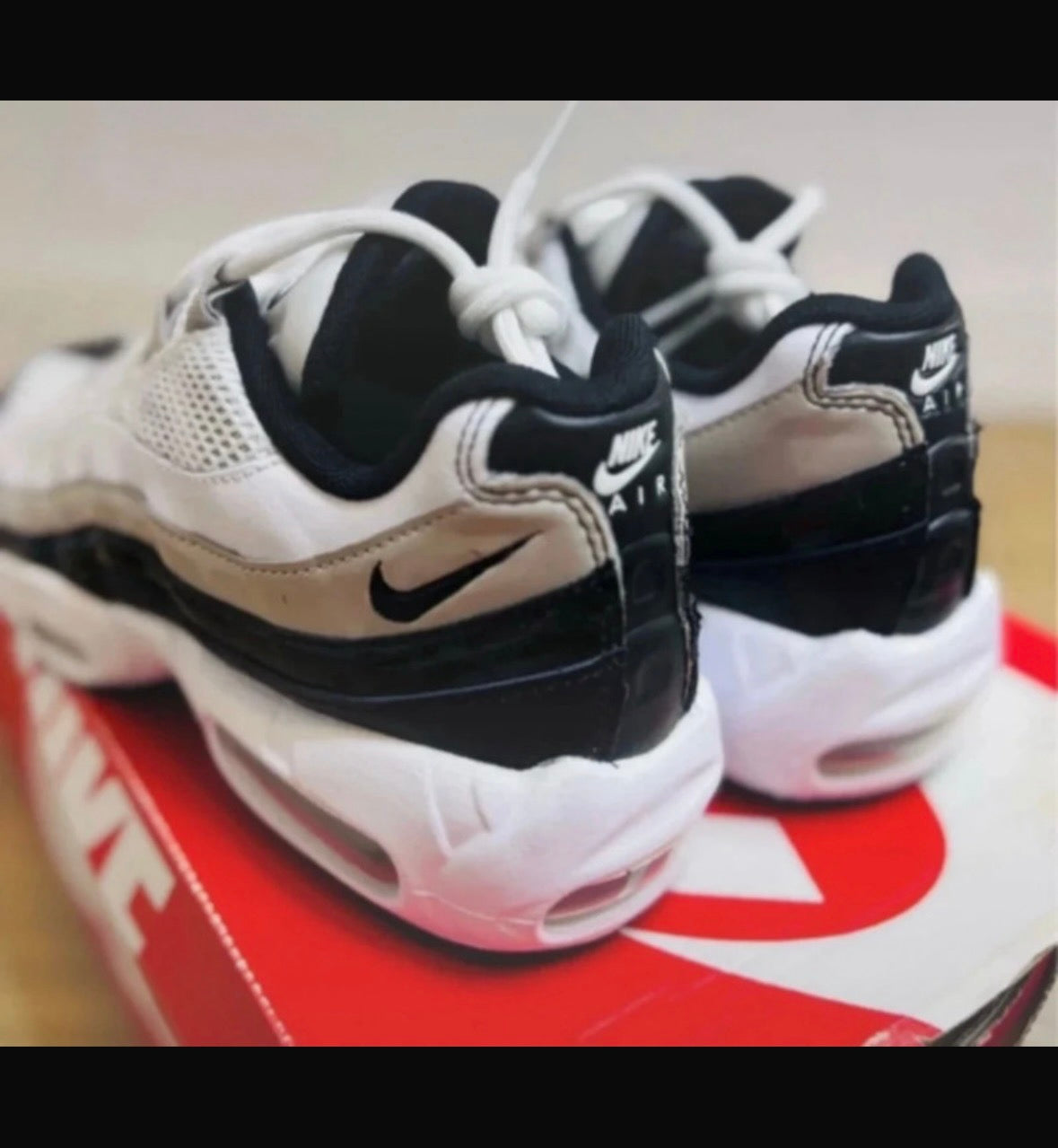 Nike Air Max 95 Patent Black and White
