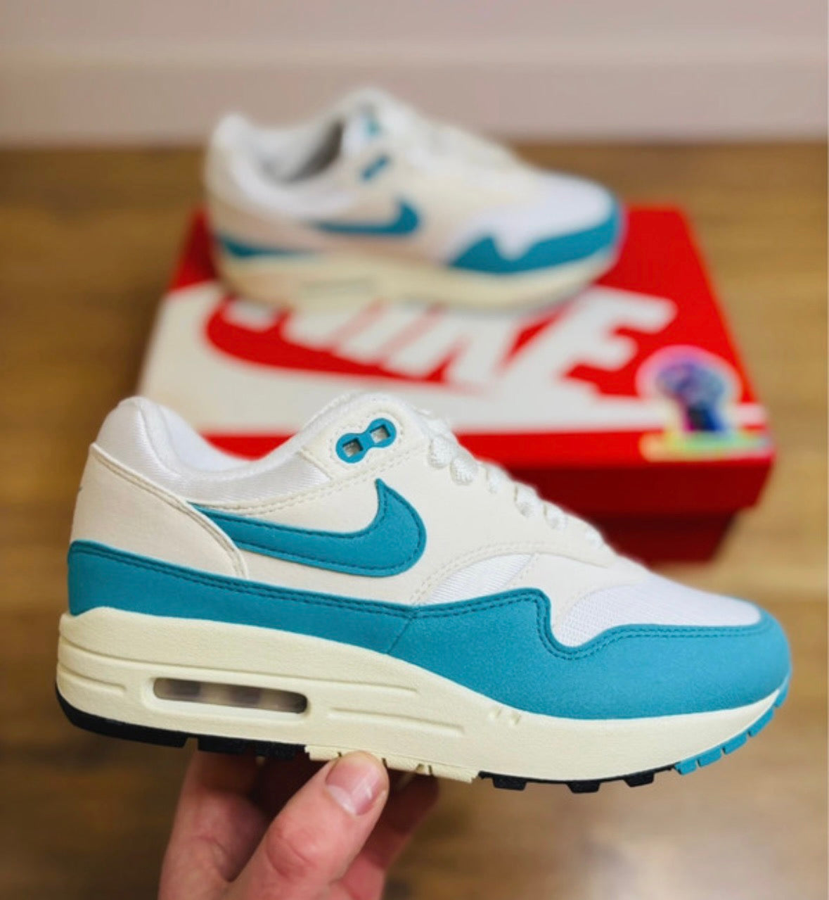Nike Air Max 1 White Dusty Cactus Phantom