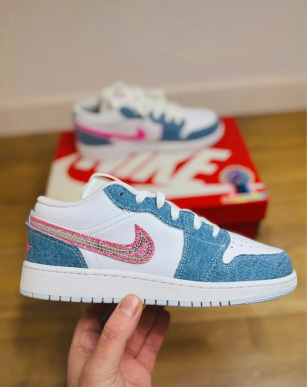 Nike Air Jordan 1 Low Special Edition Cobalt Bliss Special Sequin