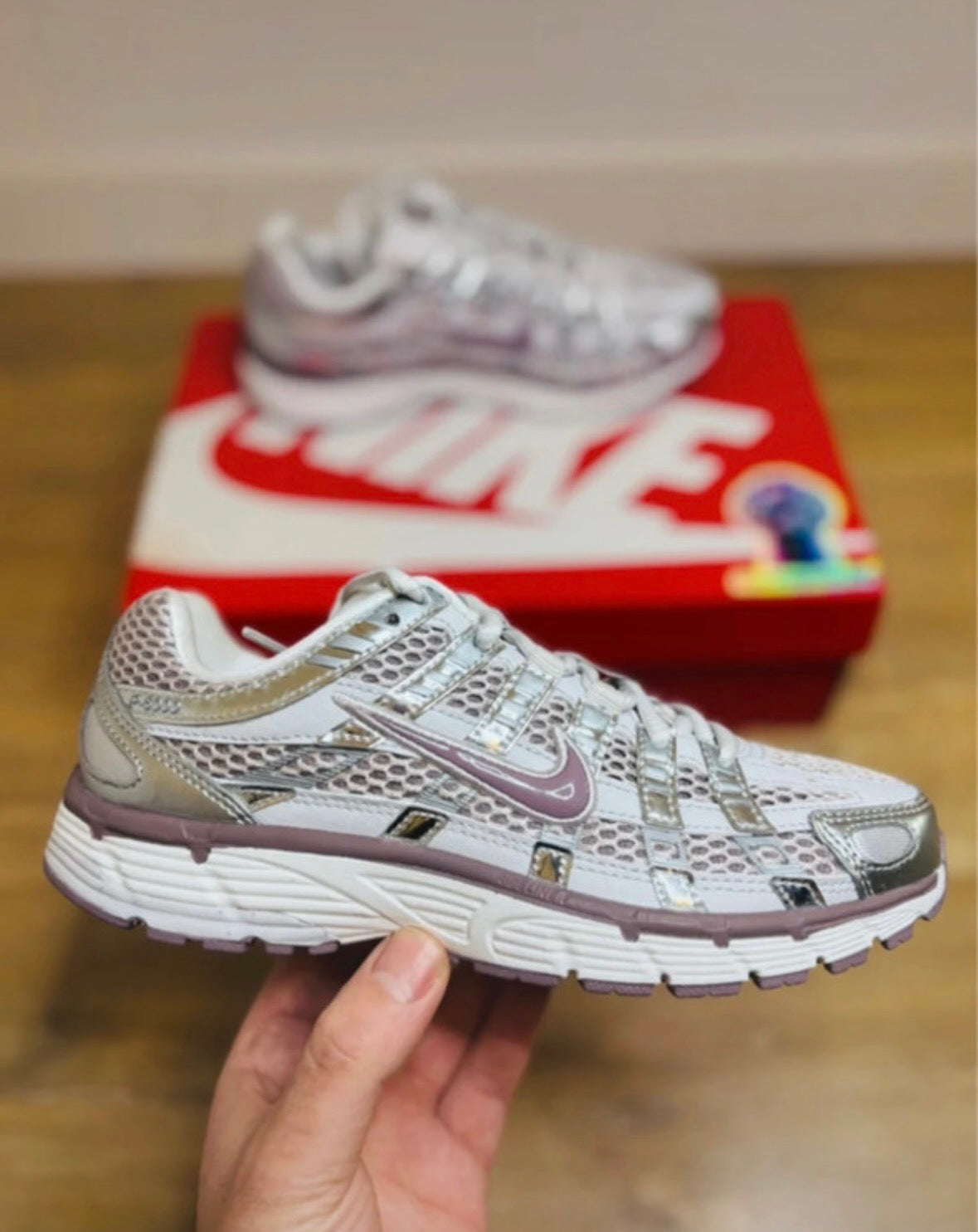 Nike P6000 Platinum Violet Taupe Grey