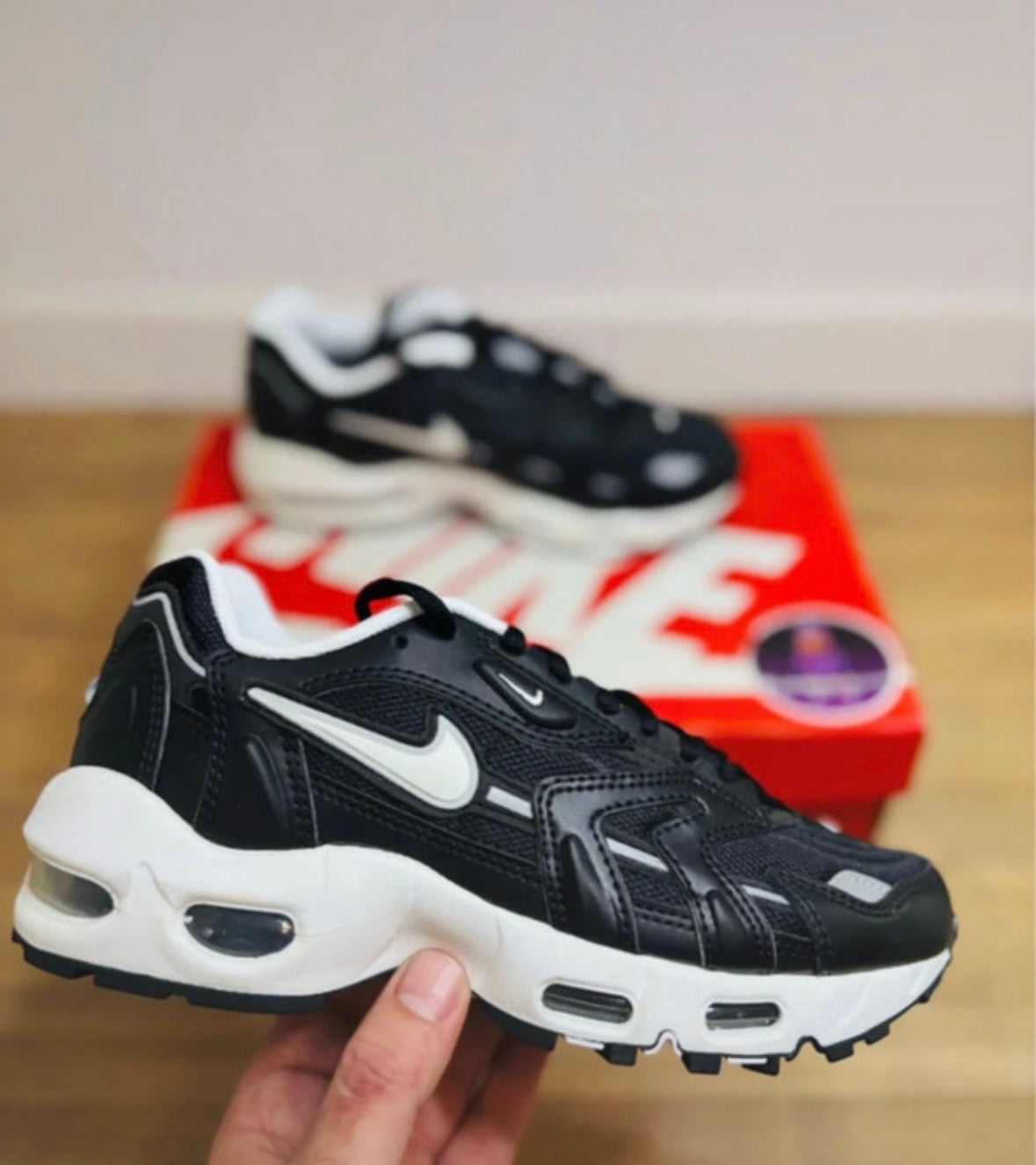 Nike Air Max 96 II 2 Black Metallic Silver