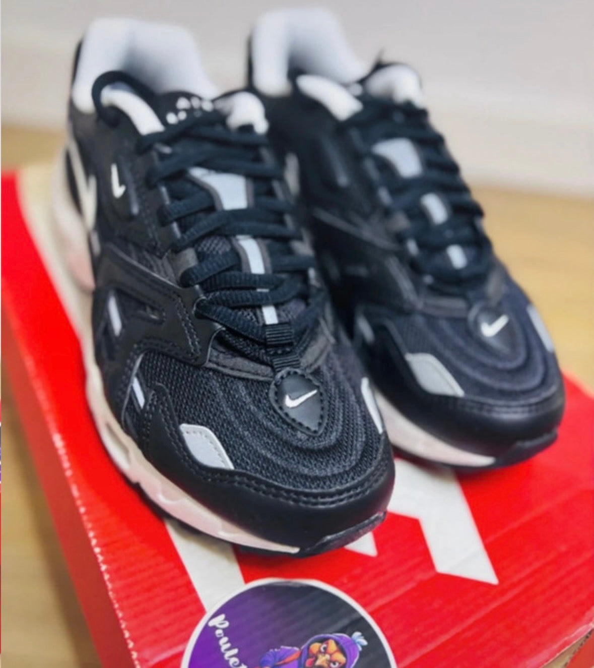 Nike Air Max 96 II 2 Black Metallic Silver