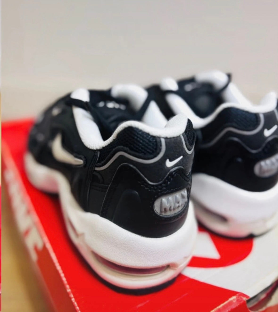 Nike Air Max 96 II 2 Black Metallic Silver