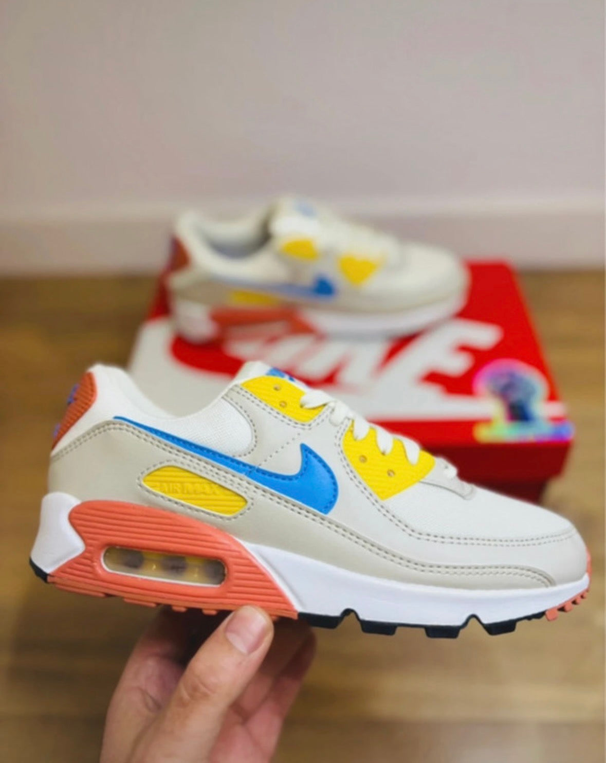 Nike Air Max 90 Light Bone Vivid Sulphur