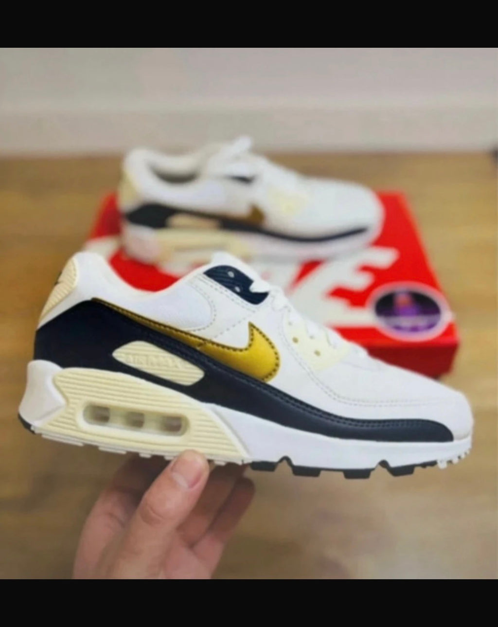 Nike Air Max 90 Olympic 2024 Gold White