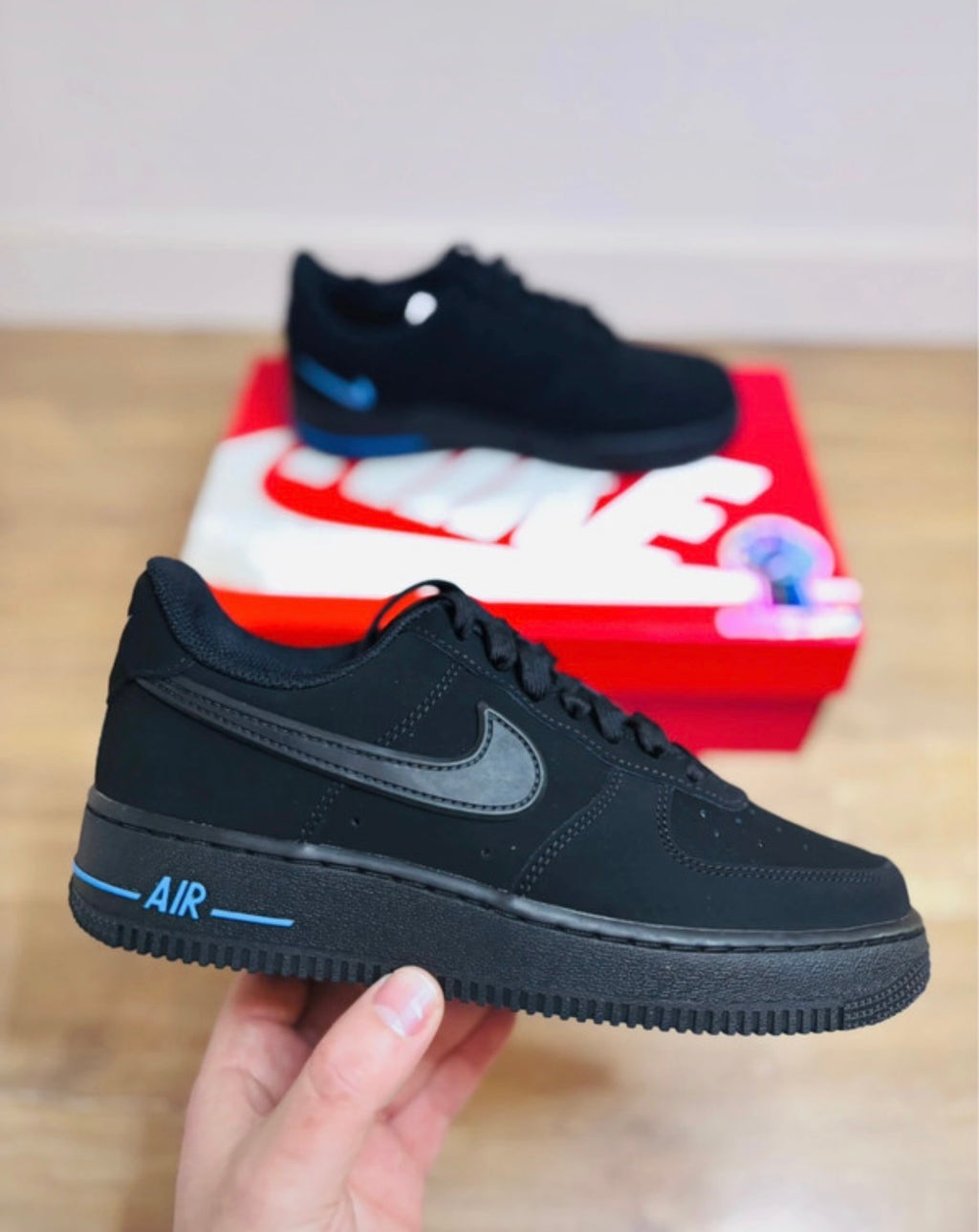 Nike Air Force 1 Low Black University Blue