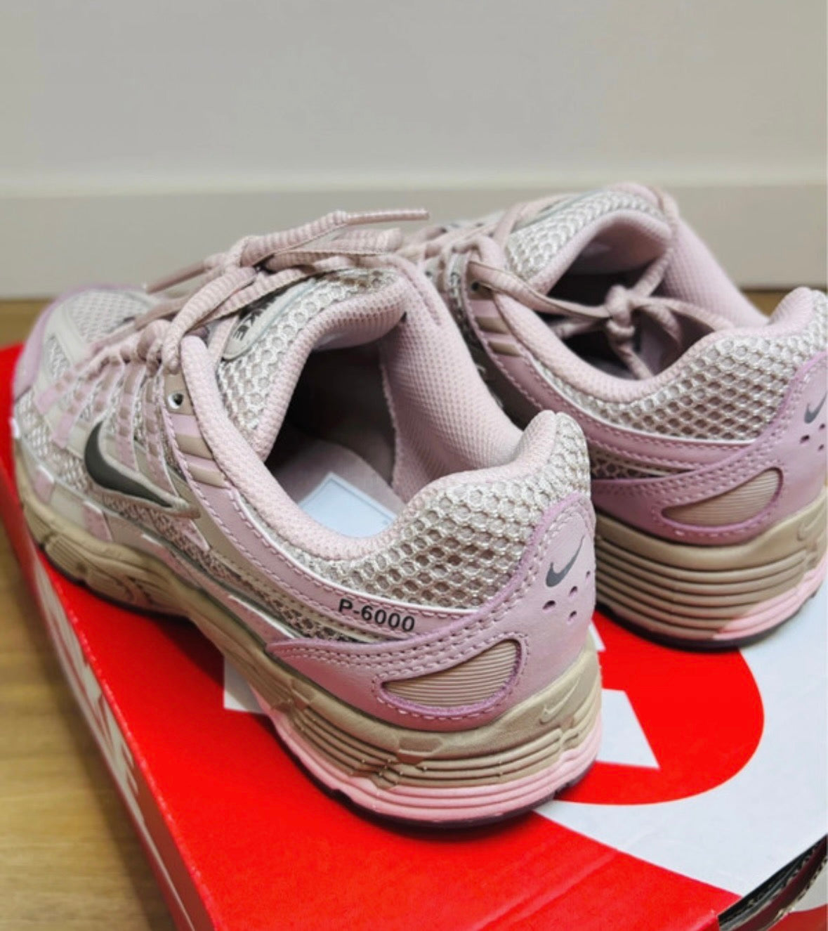 Nike P6000 Fossil Stone Ironstone Grey