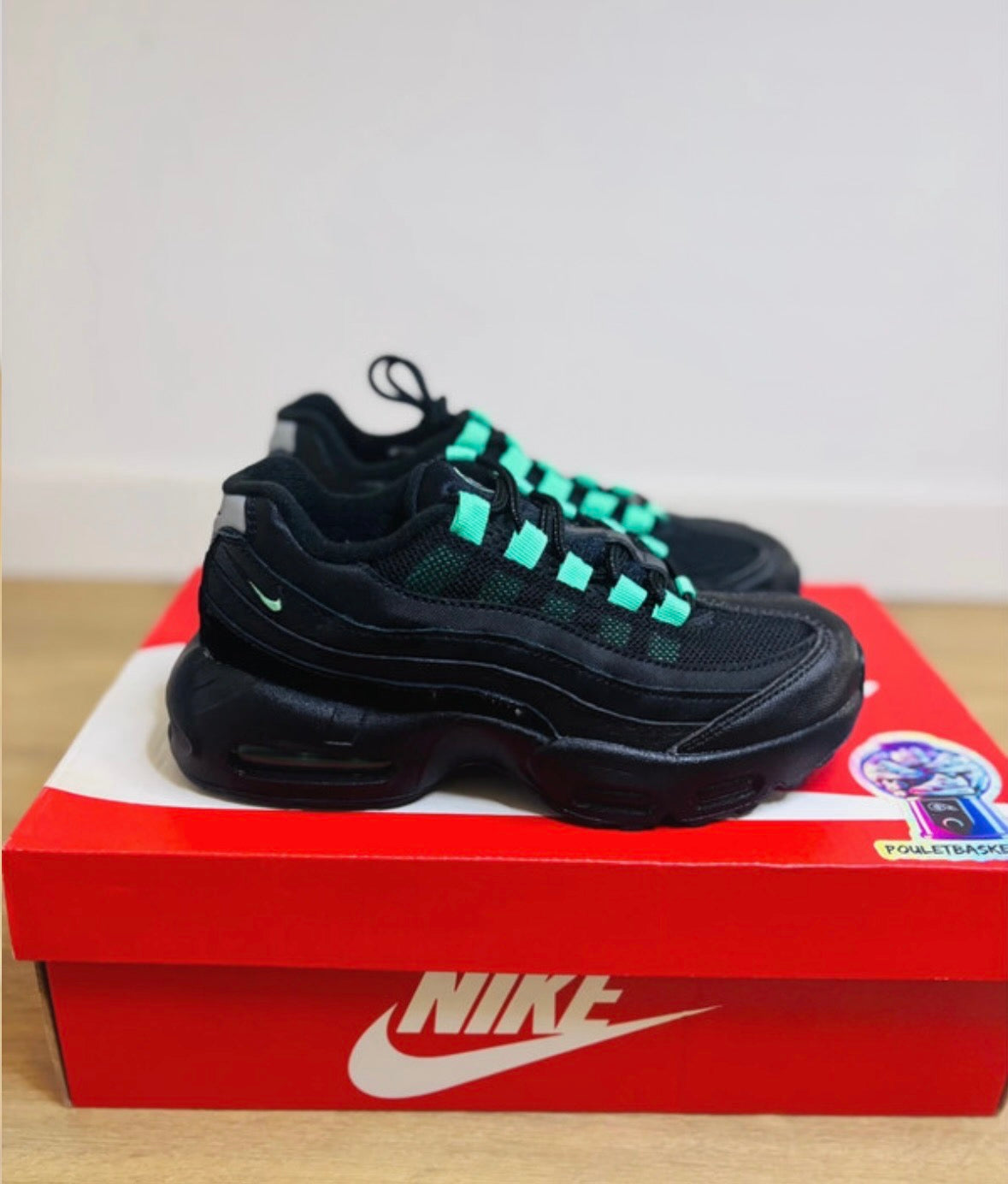 Nike Air Max 95 Recraft Black Green Shock