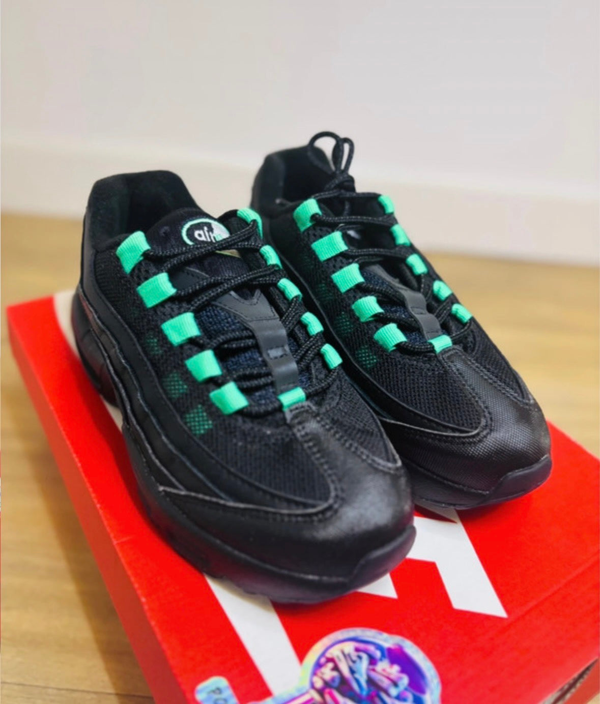 Nike Air Max 95 Recraft Black Green Shock