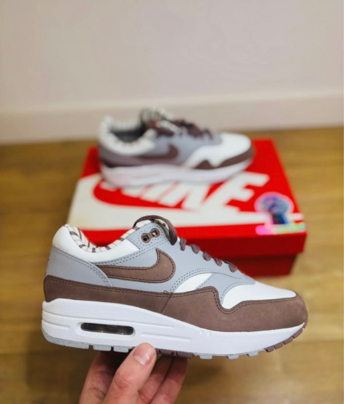 Nike Air Max 1 Premium Shima Shima Summit White Brown