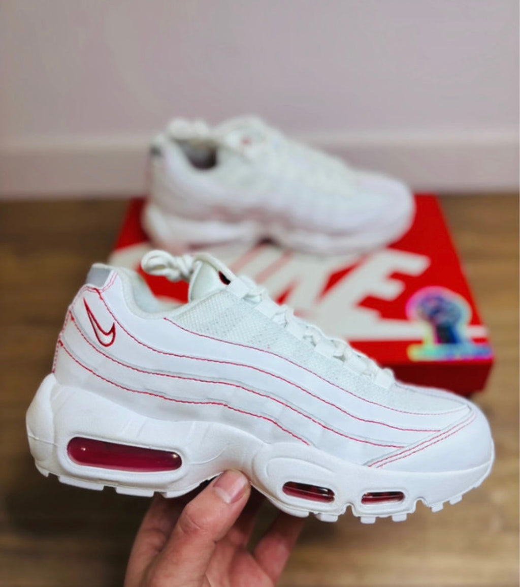 Nike Air Max 95 OG White University Red