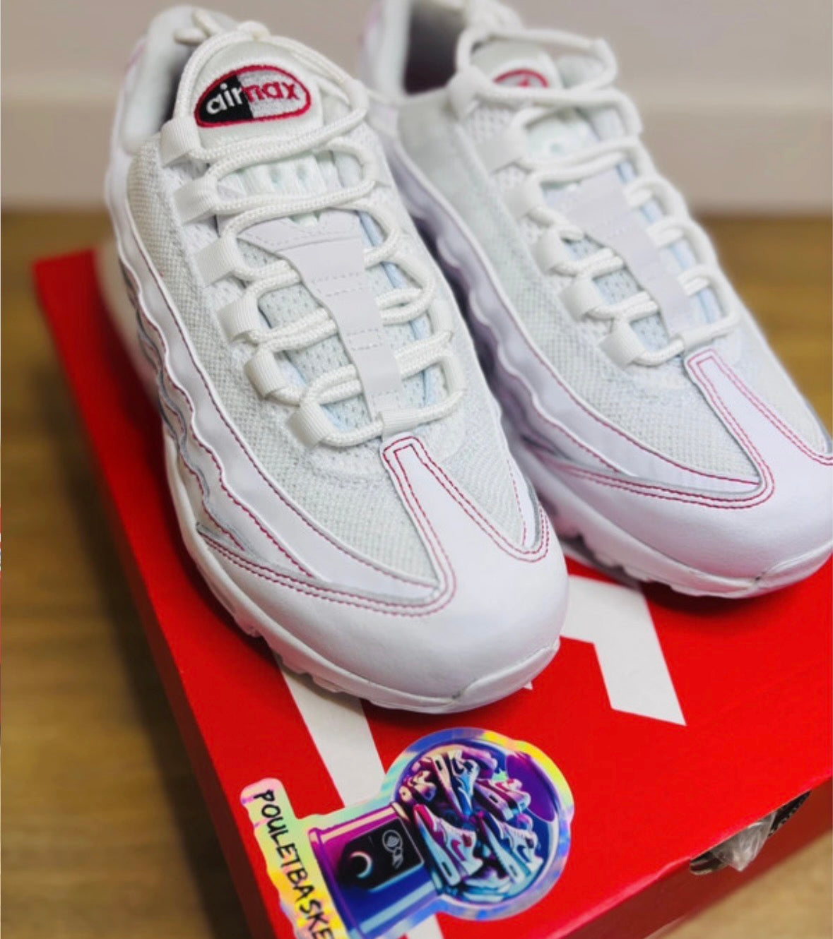 Nike Air Max 95 OG White University Red