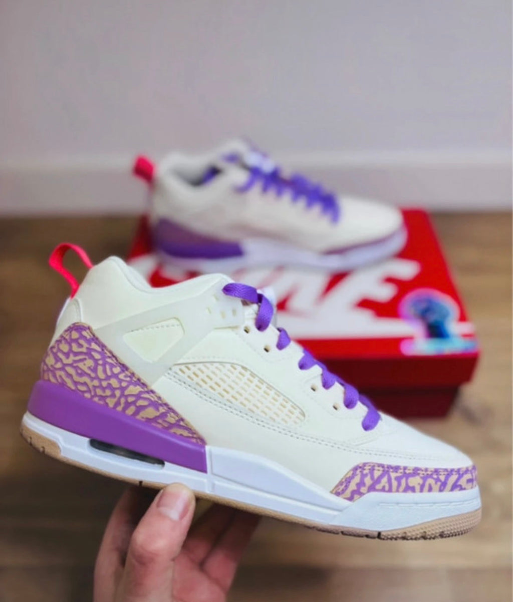 Nike Air Jordan Spizike Low Pale Ivory Fusion Violet