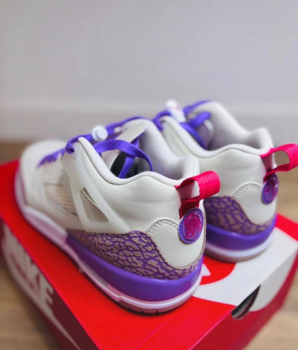 Nike Air Jordan Spizike Low Pale Ivory Fusion Violet