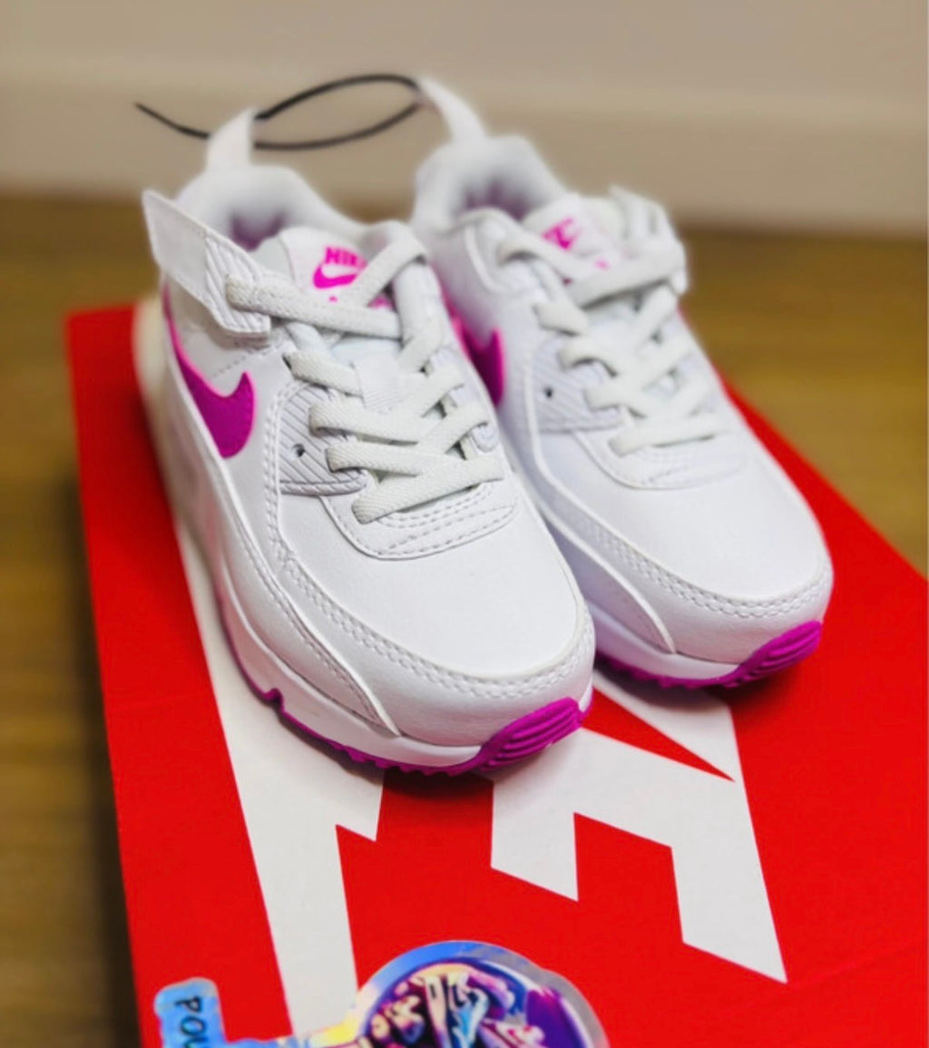 Nike Air Max 90 EasyOn White Pink Fuschia