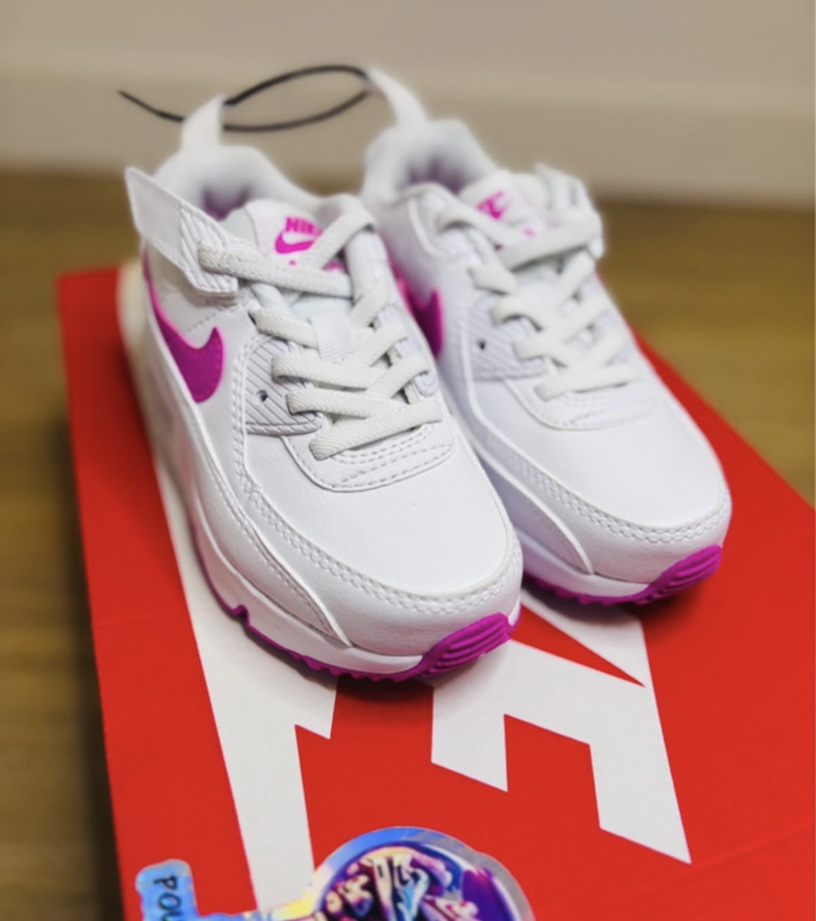 Nike Air Max 90 EasyOn White Pink Fuschia