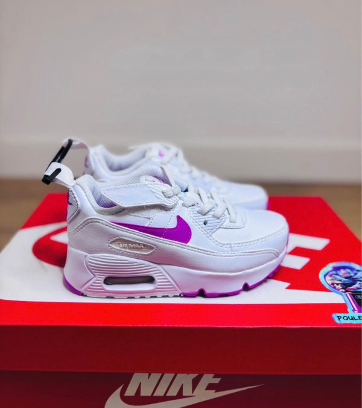 Nike Air Max 90 EasyOn White Pink Fuschia