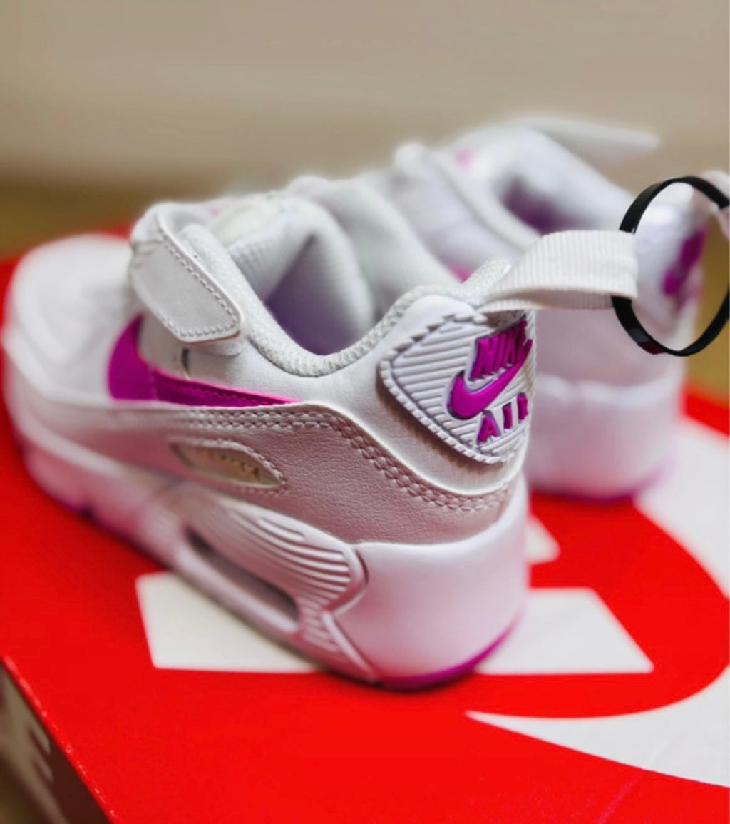 Nike Air Max 90 EasyOn White Pink Fuschia