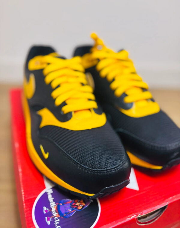 Nike Air Max 1 NBY Nike By You 2023 Black Safety Orange – Image 3