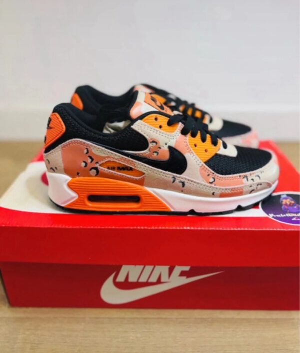 Nike Air Max 90 PRM Camouflage Orange Black Safety - Image 2