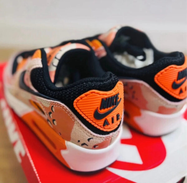 Nike Air Max 90 PRM Camouflage Orange Black Safety - Image 4