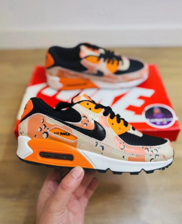 Nike Air Max 90 PRM Camouflage Orange Black Safety